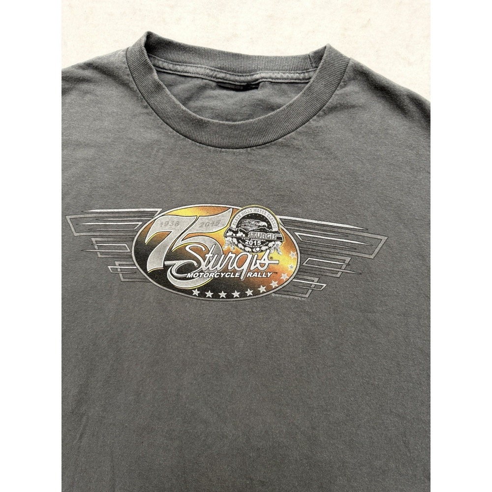 Sturgis Bike Week 2015 Rally Shirt- 75th Anniversary Biker Sturgis Shirt Mens XL
